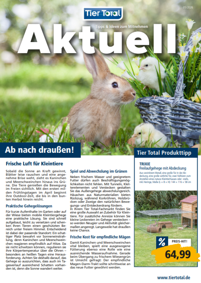 Hier unsere aktuelle Werbung entdecken! Ab nach draußen!